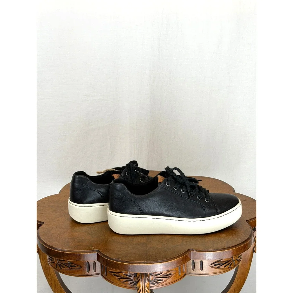 NEW In Box Born Mira BLACK Leather Sneaker US Womens 11 Comfort Tennis Shoe - Picture 5 of 10